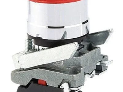 22mm Emergency Stop Push Button 30mm NC Arrow Engraved