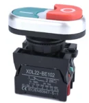 22mm Dual  Push Button Start Stop LED Indicator 1NO 1NC