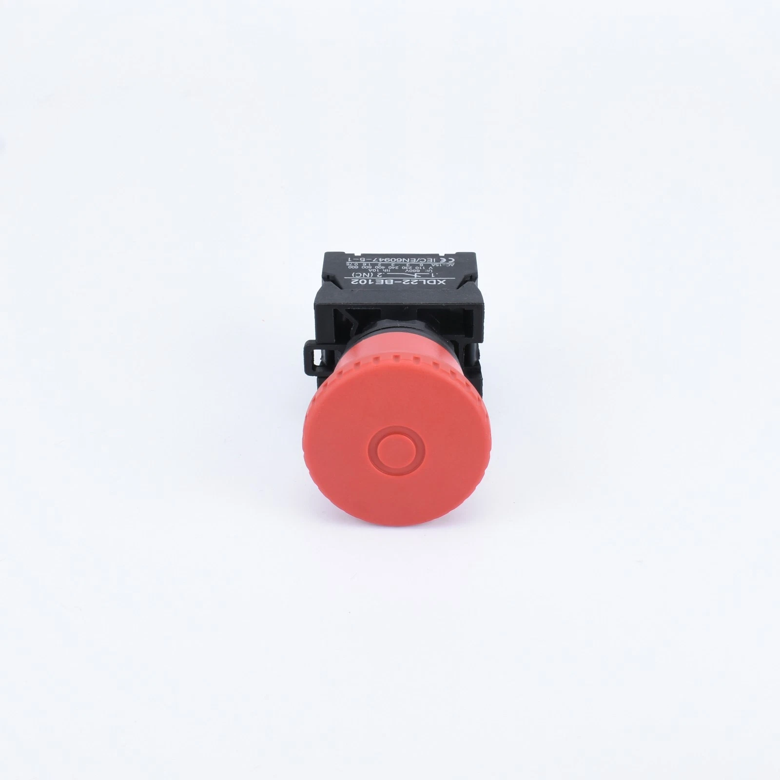 22mm Emergency Stop 40mm Button 1NO 1NC Engraved Circle ET45 - Image 3
