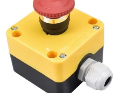 Control Station Emergency Stop 1NC Engraved Arrow