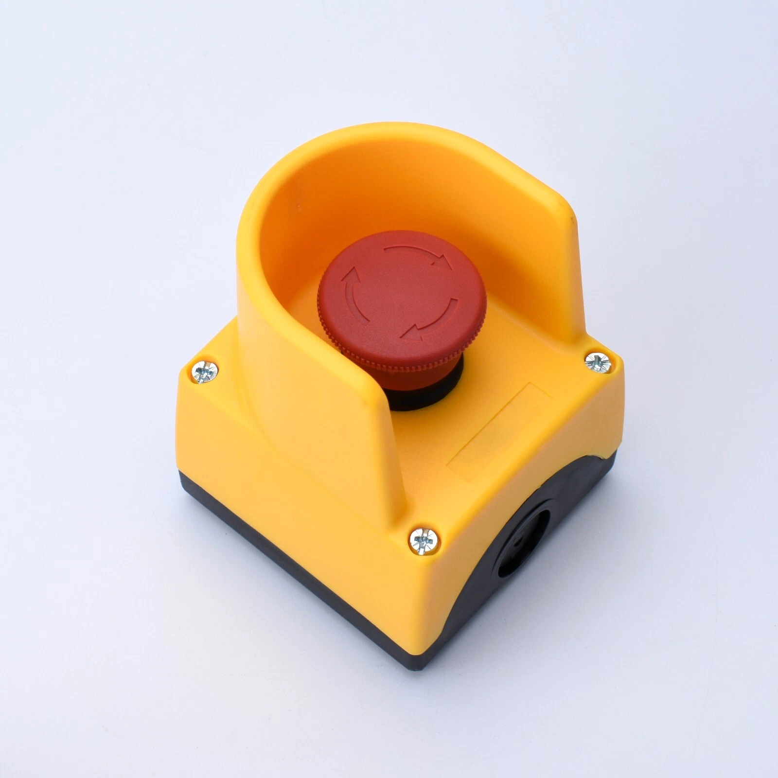 Control Station Emergency Stop Shrouded 1NC Engraved Arrow - Image 2