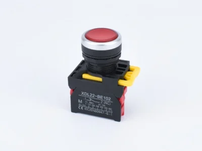 22mm Push Button Latching Green 1NO Or Red 1NC No Text Cazxcxm