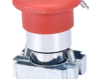 22mm Emergency Stop Push Button 40mm Key Release 1NC