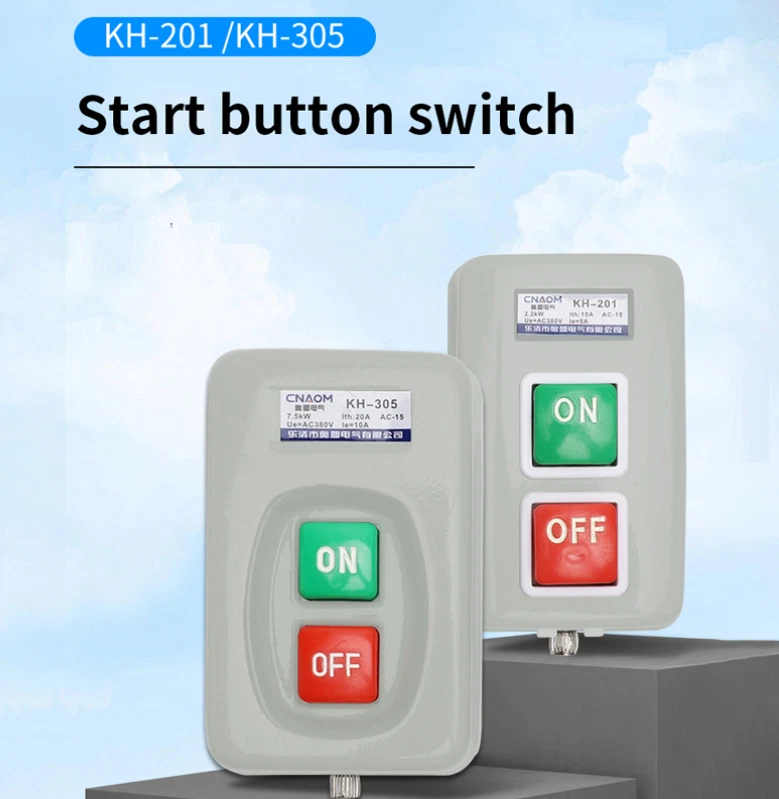 Start Button Switch Latching On Momentary Off Control 24V DC - Image 2