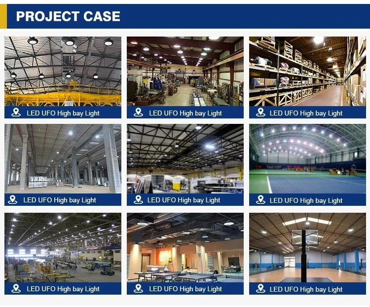 UFO LED High Bay Light 100-300W Warehouse Shed Factory - Image 3