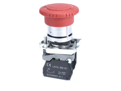22mm Emergency Stop 40mm Button NC 1NO Engrave Arrow